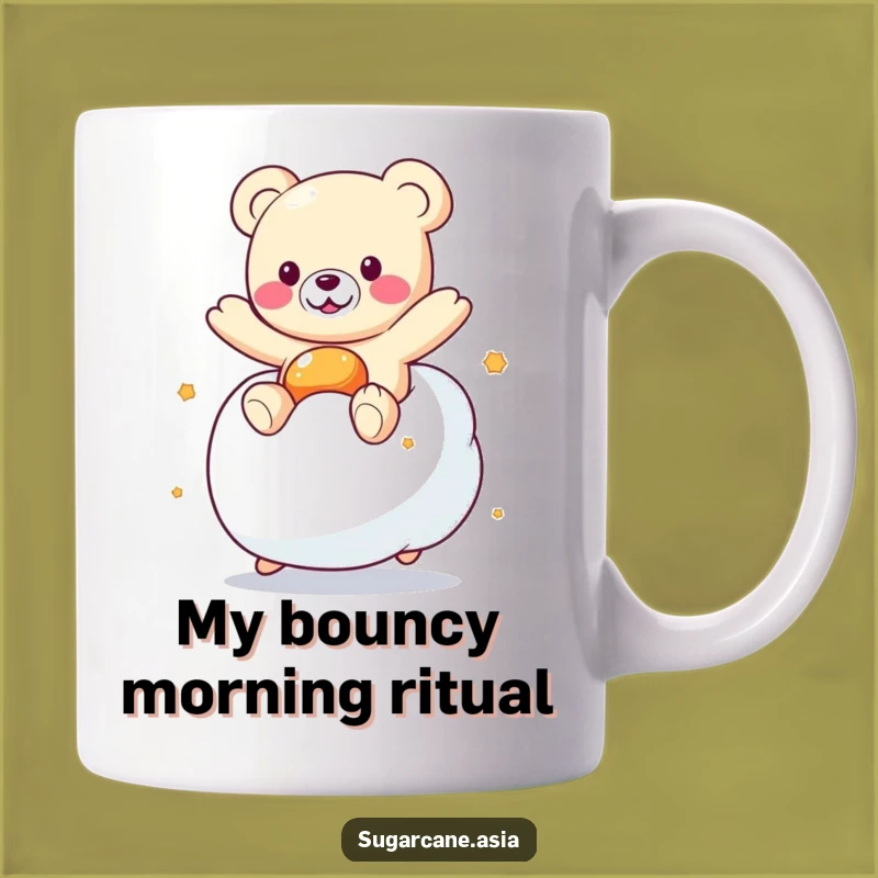 Funny Kawaii Gummy Bear Bouncing Marshmallow Mug: The Perfect Sweet Treat Gift
