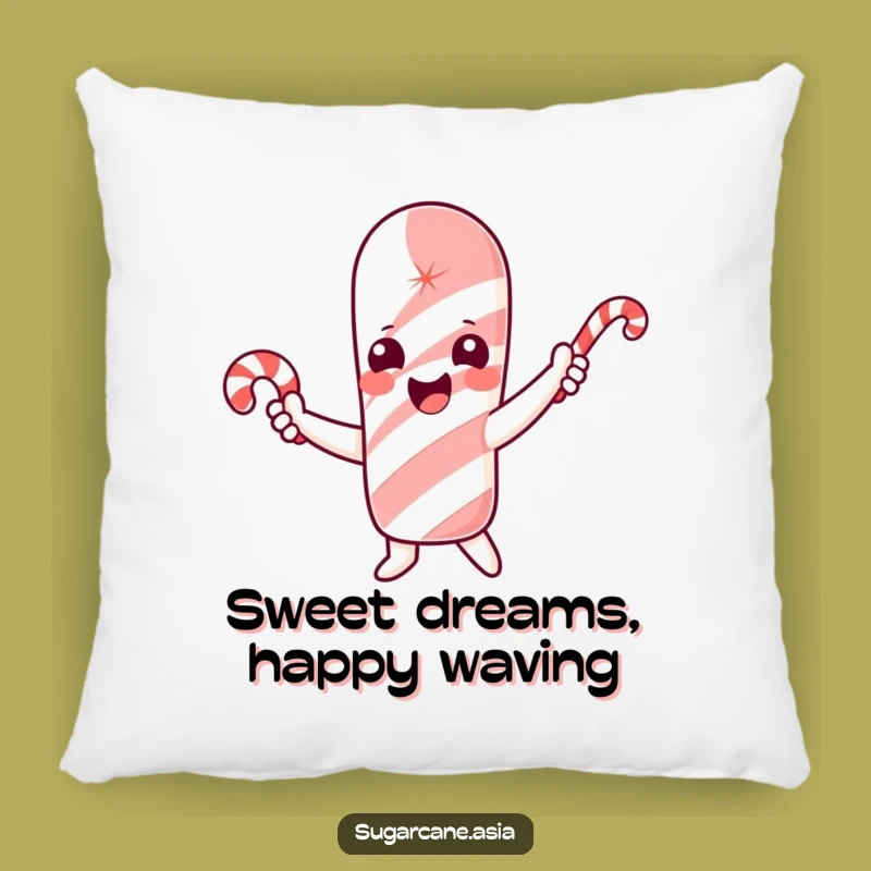 Funny Sugarcane Pillow, Cozy Candy Cane Hug, Adorable Funny Gift