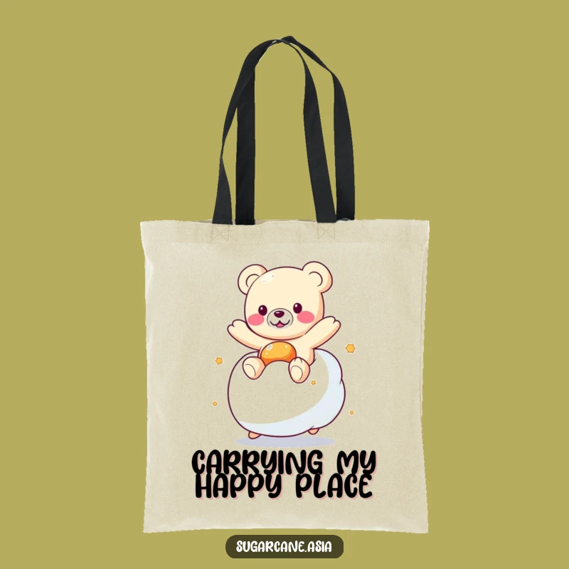Funny Kawaii Gummy Bear Marshmallow Tote Bag: Carry Your Fun In Style Gift